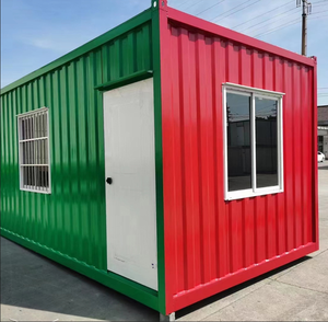 Maison conteneur portable personnalisée Boîtier <span class=keywords><strong>intégré</strong></span> préfabriqué en acier Magasin mobile pliable Immeuble de bureaux en panneau ondulé - Product Image 6