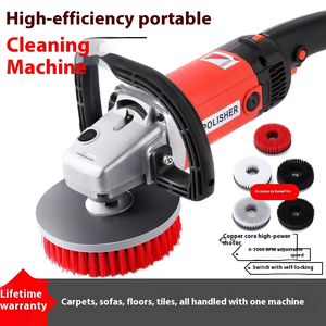 מכונת כביסה חשמלית תעשייתי מכונת כביסה & אריח ניקוי רצפת אריחים עם מברשת ניקוי חשמלית - Product Image 2