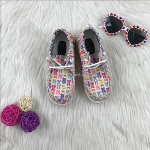 OEM scarpe di tela di dimensioni personalizzate per i bambini USA vendita calda nero bianco mucca stampa <span class=keywords><strong>Sneakers</strong></span> Casual stile retrò all'ingrosso ordine all'ingrosso - Product Image 2