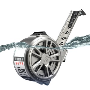 Stainless Steel Measuring <b>Tape</b> 5M Waterproof Wear Resistant Self Winding <b>Tape</b> <b>Measure</b> Metric Automatic Return - Product Image 1
