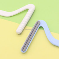 Outil d'épilation pour animaux de compagnie Grattoir à tapis double face Épilateur pour animaux de compagnie Râteau à tapis Chat Chien Épilateur pour canapé Tapis Meubles Voiture
