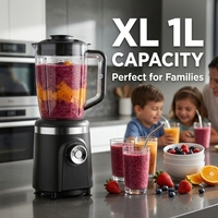 Hoge kwaliteit groothandel professionele 320W mixer poedermolen 3-in-1 blender voor keukenkruiden & specerijen
