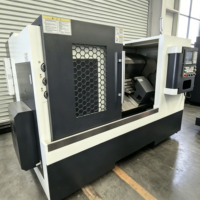 Tour CNC à banc incliné horizontal FCK50, haute précision, robuste, pour tournage de métaux, système FANUC, moteur, directement de l'usine