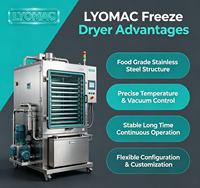 LMF-150-Large Capacity Voedselvriesdroogmachine Lyofilisator voor fruit, groenten, huisdiertreats en beef jerky productie