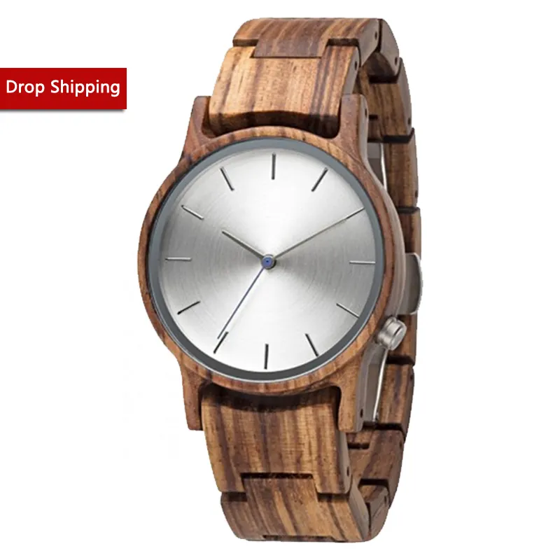 Newest popular trade assurance wholesale wood watch OEM custom your logo wood watch private label
