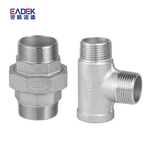 Leadtek Wholesale High Quality Pipeline Fittings Stainless Steel Tee Plumbing Union Fitting