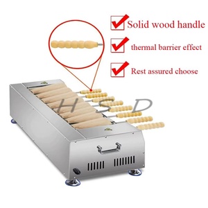 Four à gâteaux cheminée de table à 8 rouleaux pour la production de pâtisseries spirales sucrées destinées aux cafés et confiseries - Product Image 3