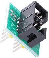Adaptador de Clips de Prueba para Chips Flash RUIST SOP8 SOIC8, Programador para BIOS 24C/W25Q SPI DIP8 Multiusos