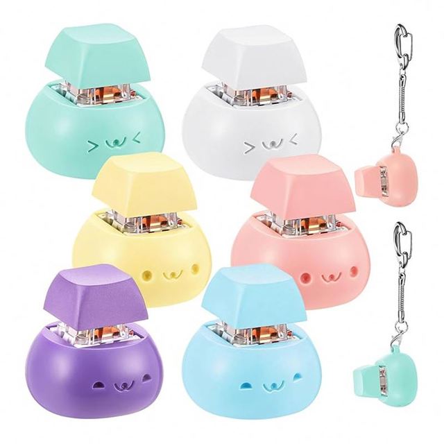 Luxury Custom Keycap Fidget Keychain for Mechanical Keyboard Enthusiasts Collectors with Gift Box Packaging