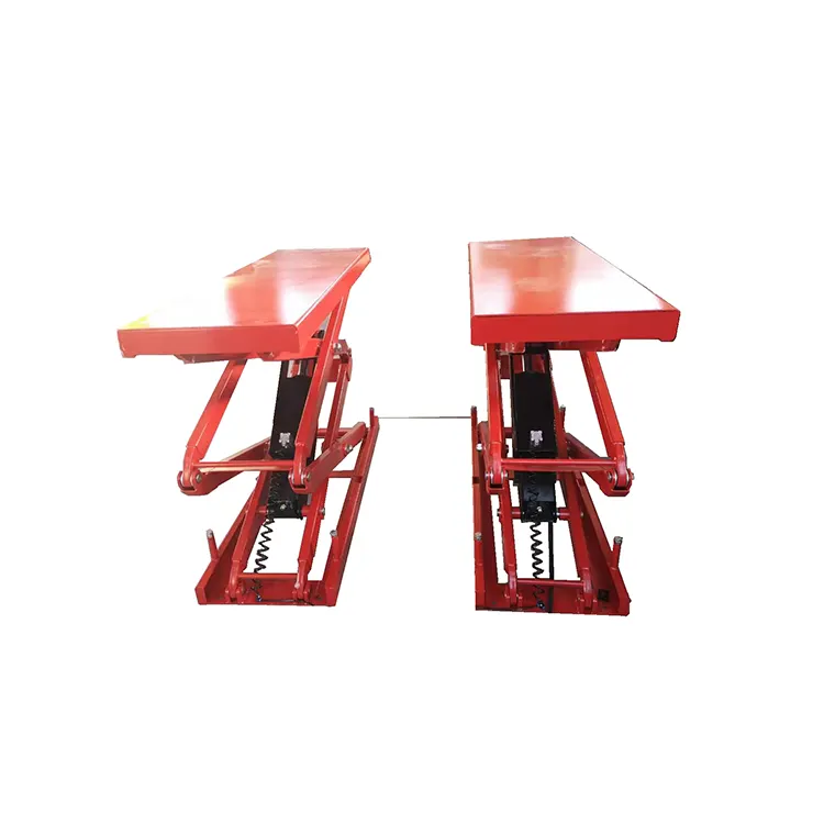 3.5t trong mặt đất gắn kết tăng đầy đủ thủy lực nhà để xe nền tảng 2 bài Scissor xe nâng