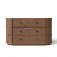 Meuble de rangement de luxe FERLY pour chambre à coucher, commode moderne à six tiroirs avec plateau en pierre, élégante commode à tiroirs, design personnalisé