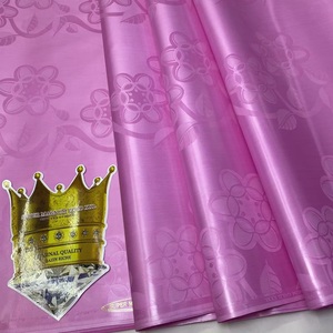 Tissu Bazin Riche Africain 100% Haute Qualité Brillant Doux Imprimé <span class=keywords><strong>Brocart</strong></span> Bazin Restez Scintillant - Product Image 5