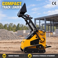 Chargeuse compacte sur chenilles avec moteur diesel Kubota EPA, puissance de 75 kW, charge nominale de 0,7 tonne et garantie d'un an