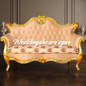 Majestuoso juego de sofá de boda para novia, novio, Rey, Reina, estilo, asientos de lujo, perfecto para recepción, Vestíbulo de Hotel y decoración de escenario - Product Image 3
