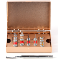 Kit de retrait manuel des vis d'implants dentaires en acier inoxydable - Autoclavable pour divers systèmes d'implants