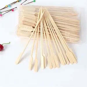 Tusuk Sate <span class=keywords><strong>Teppo</strong></span> Bambu 9Cm, Berbentuk Pistol <span class=keywords><strong>Skewers</strong></span> Cocktail Tongkat Prasmanan Canape - Product Image 1