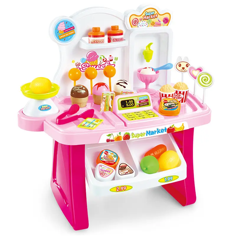 Kinder Kunststoff Mini Küche Spielset Home Pädagogische Supermarkt Spielzeug Spielset