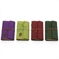 Journal de voyage A6 avec couverture en simili cuir, cadeau d'écriture avec 80 feuilles