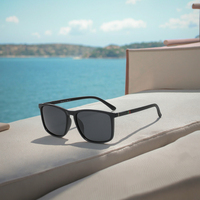 Lunettes de soleil polarisées carrées haut de gamme HENGOSHEN 2026 tendance pour hommes et femmes, protection UV400, usage extérieur, luxe léger