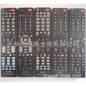 คริสตัลบีดส์รีโมทคอนโทรลอเนกประสงค์สำหรับทีวีรหัสคงที่อินฟราเรด 19.8X4.8X2.4 ซม. สีดำเจแซด-วายเค-0122 - Product Image 1