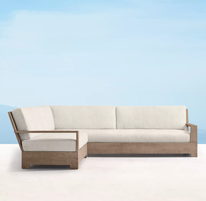 Best Selling Garden Luxury Outdoor Furniture Teak Weather <b>Wood</b> <b>Sofas</b> Chair Set - Product Image 2