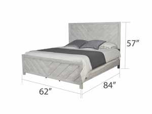 [Entrepôt USA] Ensemble de chambre à coucher 4 pièces style moderne avec rangement, en bois naturel, MOQ : 1 ensemble 1 pièce - Product Image 6