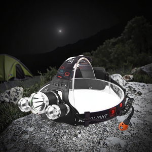 Linterna Frontal LED Entai de 800 Lúmenes con Zoom, Carga USB y CC, con 4 Modos de Iluminación, Logotipo Impreso, Linterna Frontal con Carga CC - Product Image 2