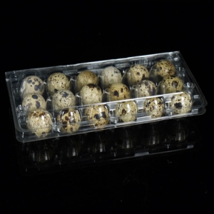 Barquette d'emballage pour œufs de caille, transparente, en PET de qualité alimentaire, antistatique, incassable, OEM, antichoc, empilable, OEM, RPET, vente en gros directe d'usine - Product Image 6
