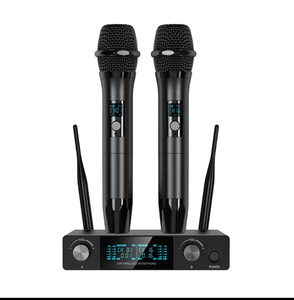 Micrófono dinámico inalámbrico de mano profesional rendimiento de escenario <span class=keywords><strong>vlogging</strong></span> UHF micrófono de karaoke inalámbrico para Iglesia - Product Image 2