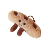 Porte-clés en peluche style Jellycat sans étiquettes, motifs pingouin cacahuète et aliments végétaux, poupée JC, jouet de lancer de mariage, rembourré en coton PP, pendentif