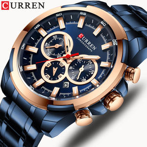 CURREN-<span class=keywords><strong>Reloj</strong></span> de acero inoxidable a prueba de agua con cronógrafo para hombre, cronógrafo para envío, elegante, odm, 8361 - Product Image 5