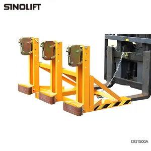Sinolift DG1500 系列重型叉车安装鼓式抓斗