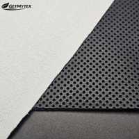 Tissu vinyle gaufré semi-perforé en PVC personnalisé pour revêtement de siège de voiture et sellerie intérieure automobile