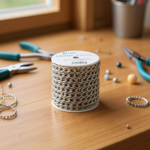 Catena Metallica Ilan 3.5mm 13.5x20mm 17.5M per Creazione di Gioielli - Product Image 3