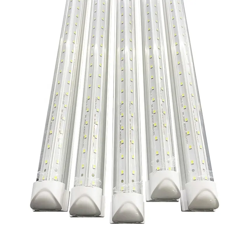 8ft 2ft 4ft smd t8 a mené la lumière de tube de magasin 6000k 4 ft 8 pieds 22w 36w 72w