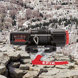 เครนขนาดเล็กพร้อมรอกไฟฟ้า เชือกสังเคราะห์ 12V รุ่น UTV-6000S รับน้ำหนักได้ 6000 ปอนด์ ใช้ได้กับรถยนต์ คุณภาพสูง - Product Image 3