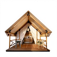 Resor Tenda Rumah Kayu Mewah untuk Berkemah di Alam Terbuka, Taman Ekologis, Perjalanan Mewah di Alam Liar, Homestay Hotel Model B32