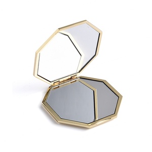 Sublimation Blank <b>Compact</b> Flexible Pocket <b>Mirrors</b> Cosmetic Flower Make up Small Hand <b>Mirror</b> - Product Image 2