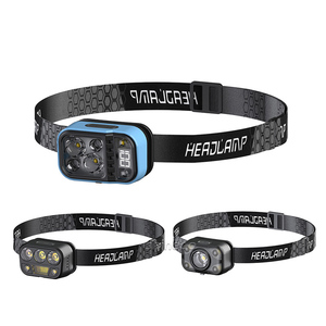 Outdoor Activities Rechargeable <strong>Headlamp</strong> Digital Display Sensor Portable Fishing Strong Light Adjustable Waterproof <strong>Headlamp</strong> - Product Image 1