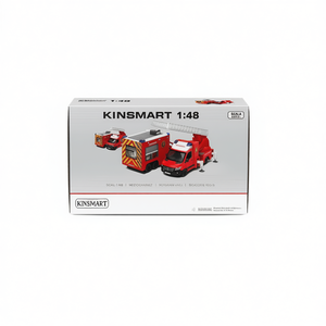 Kinsmart Mercedes Benz <b>Fire</b> Truck 1:48 Diecast Toy Model Collectible Vehicle Set - Product Image 1