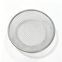 Grille de tamisage ronde en fil d'acier galvanisé pour jardinage, tamis à compost et gravier, Malla Metálica