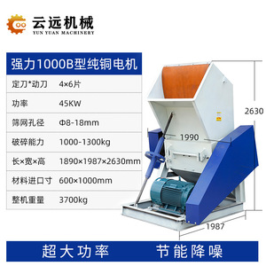 Customized Large Diameter Plastic Industrial Powerful Crusher Water Mouth Material Fruit Basket Large Beater - Product Image 4