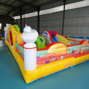 Theo Chủ Đề Inflatable Nhà Bị Trả Lại Với Trượt Nước Cho Trẻ Em, An Toàn Trẻ Em Sân Chơi Nhảy Lâu Đài Cho Vườn Bên Vui Vẻ - Product Image 5
