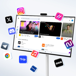2025ใหม่แท็บเล็ต27/<span class=keywords><strong>32</strong></span>นิ้วแอนดรอยด์13 6g + 128G FHD จอแสดงผล LED White Mobile Smart TV alibaba ขายส่ง - Product Image 6