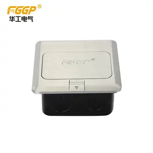 <span class=keywords><strong>Prise</strong></span> de sol Fggp en aluminium <span class=keywords><strong>avec</strong></span> 2 prises AC et 3 ports <span class=keywords><strong>USB</strong></span>, <span class=keywords><strong>prise</strong></span> RJ45 et réseau SDK - Product Image 4
