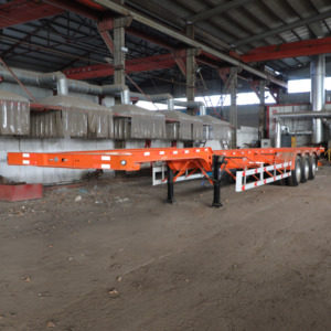 Semi-remorques squelette pour conteneurs 20 et 40 pieds, neuves, en acier, 2, 3, 4 essieux, 40, 50, 60 tonnes, pour expédition en Arabie Saoudite et en Afrique - Product Image 5