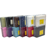 Parure de Lit en Polyester Quatre Pièces, Couleur Unie, Prix de Gros – Comprenant Drap-Housse et Taies d'Oreiller Grattées