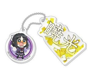 Glitzer-Acryl-Schlüsselanhänger mit individuellem UV-Offsetdruck, Hologramm-Anime-Schlüsselhalter, Weihnachtsgeschenke, Großhandel, Kawaii-Kühlschrankmagnete - Product Image 6