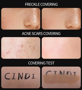 Fond de Teint Hydratant Éclaircissant Sans Logo, Pratique à Transporter, Crème Concentrée Légère et Respirante, Format Standard, Idéal pour le Maquillage - Product Image 4