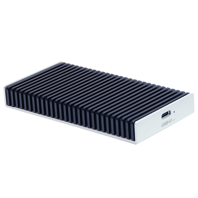 40Gbps M.2 NVMe SSD Enclosure Compatible with Thunderbolt 5/4/3 USB4/3.2/3.1/3.0 Support M/B+M Key for MacBook M1 M2 Pro/Max
